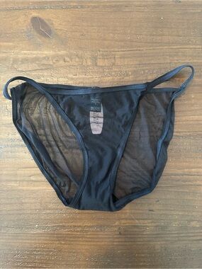 Victoria's Secret Body by Victoria Black String Bikini Panties
